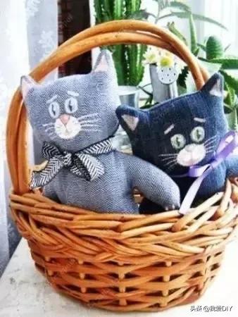 牛仔裤旧物改造，牛仔裤旧物改造坐垫（牛仔裤改造第二波）