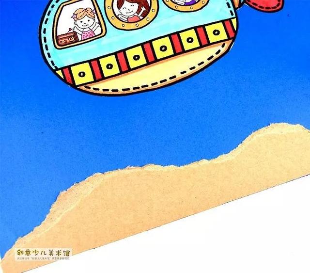 少儿绘画海底世界，幼儿画画海底世界（幼儿趣味画--一起去参观大海吧）