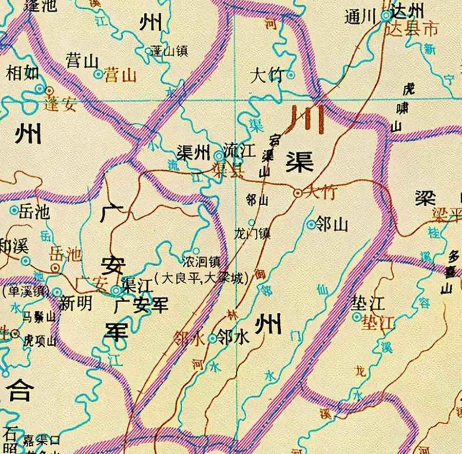 大竹县属于哪个市(重庆大竹县地图)