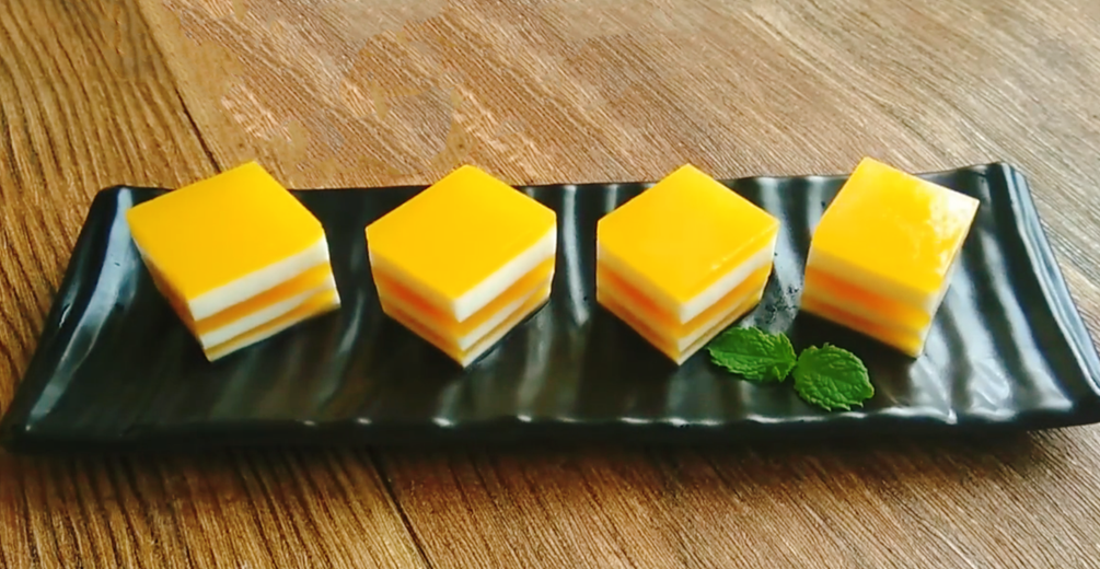 圖片[1]-【芒果牛奶千層糕】做法步驟圖 比果凍還Q彈 夏天孩子愛吃-起舞食譜網