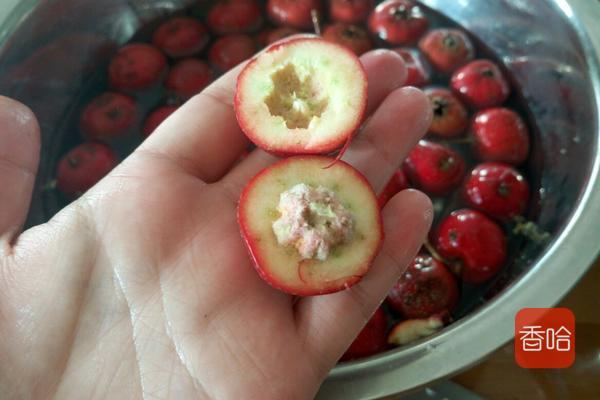 去山楂核的小技巧，山楂身上的小机关