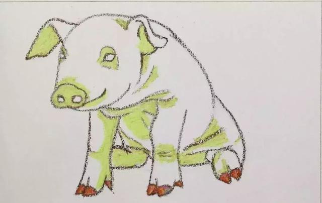 猪头简笔画怎么画，让我们一起学一下小猪简笔画吧