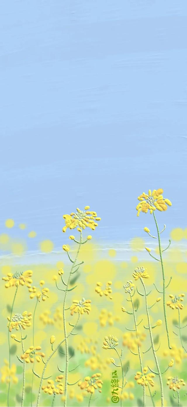 小清新壁纸，小清新壁纸卡通（小清新春日插画壁纸，超级养眼图片）