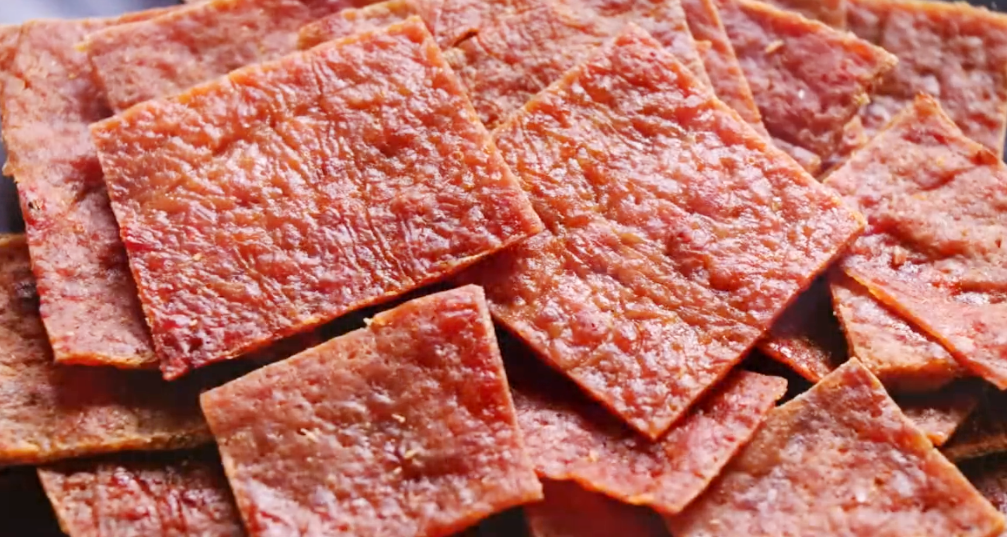 【猪肉脯】做法步骤图 没有烤箱也能做 肉质紧实不干也不柴-起舞食谱网