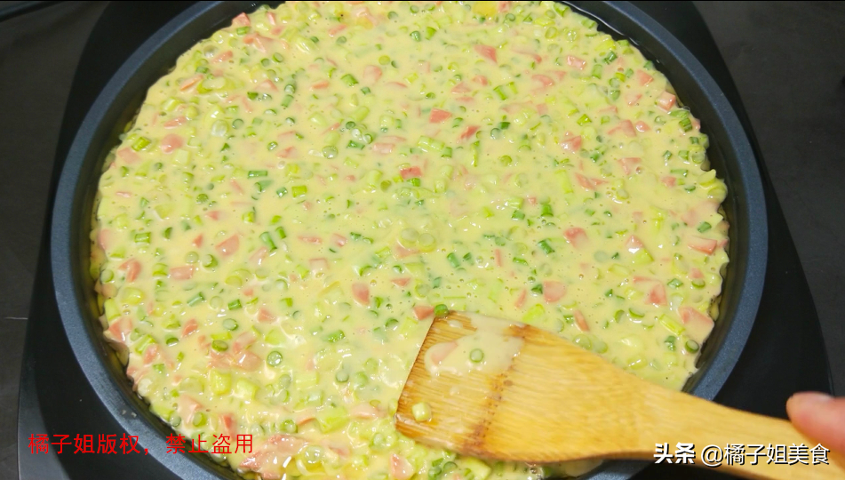 圖片[5]-【蒜苔烙雞蛋餅】做法步驟圖   鮮香味美 金黃酥脆 不吃撐都停-起舞食譜網