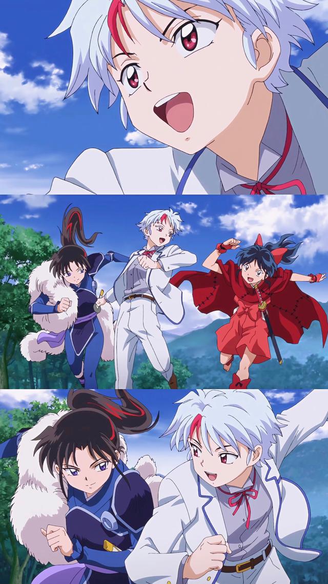 手绘插画头像微信，手绘插画头像（犬夜叉和杀生丸殿下系列壁纸背景头像手绘插画合集）