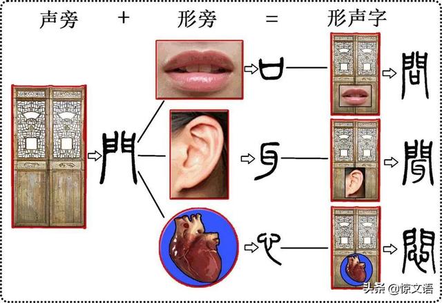  形声字的来历及形成，音义兼备的古文字：形声字 