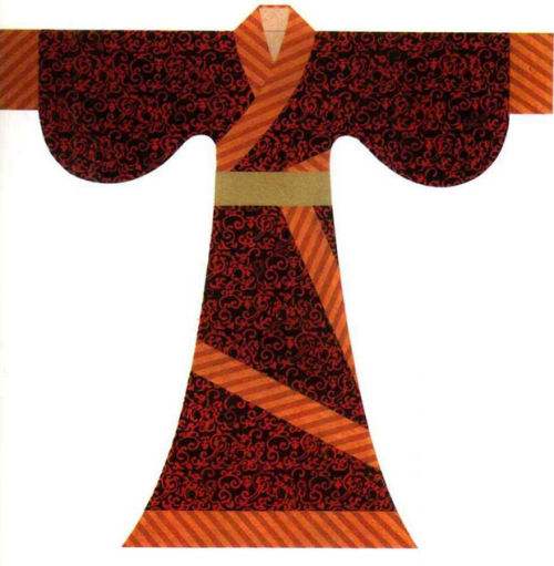 中国古代上衣和下裳缀连在一起的服装,《礼记》记载:"所以称深衣者,以