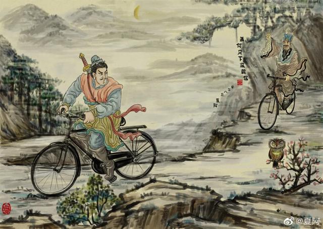  三英战吕布简笔画，吕布在三国演义中的重大事件（笔下的图让人大饱眼福） 