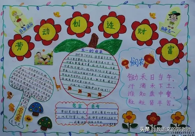劳动手抄报内容文字，劳动节手抄报内容文字（“五一”劳动节手抄报和黑板报+素材大全）