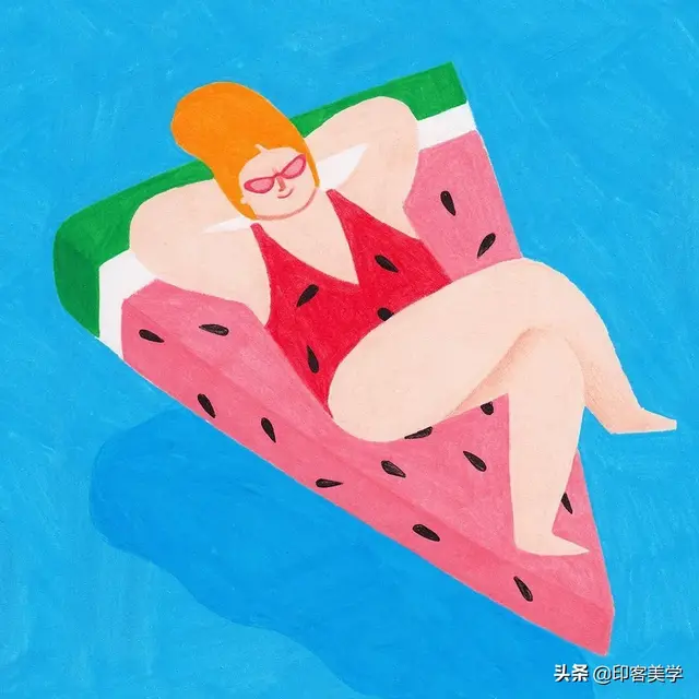 香蕉图案t恤是什么牌子，超有创意的5种ins插画，微信头像