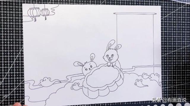 中秋节的手抄报怎么画，中秋节的手抄报怎么画 一等奖（中秋节主题手抄报模板）