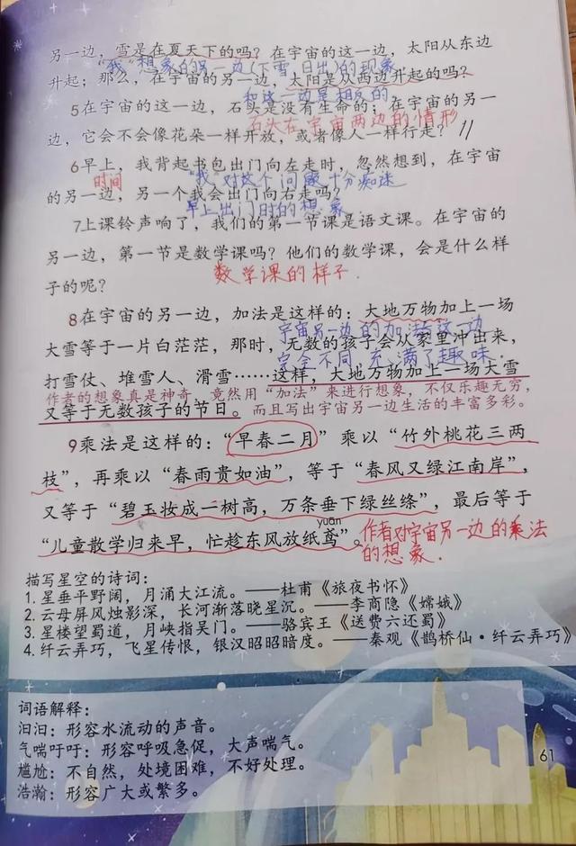 我变成一棵树的课堂笔记，小学三年级下册语文19课简单笔记（第五单元课堂笔记）