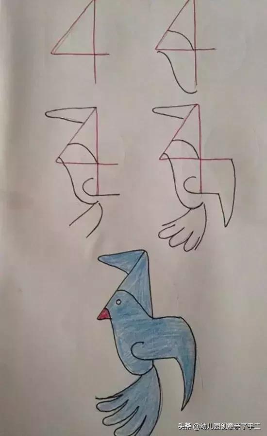 用数字画小动物，数字画老鼠（寥寥几笔画出这些可爱的动物）