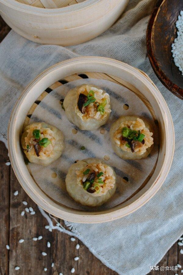 香菇烧麦的做法，简单易做的素食美味，香菇烧麦
