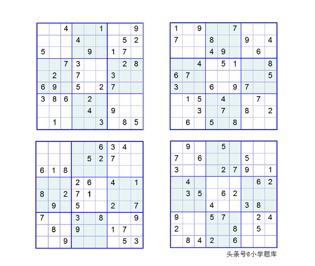 数独的入门解题方法，九宫数独练习和方法