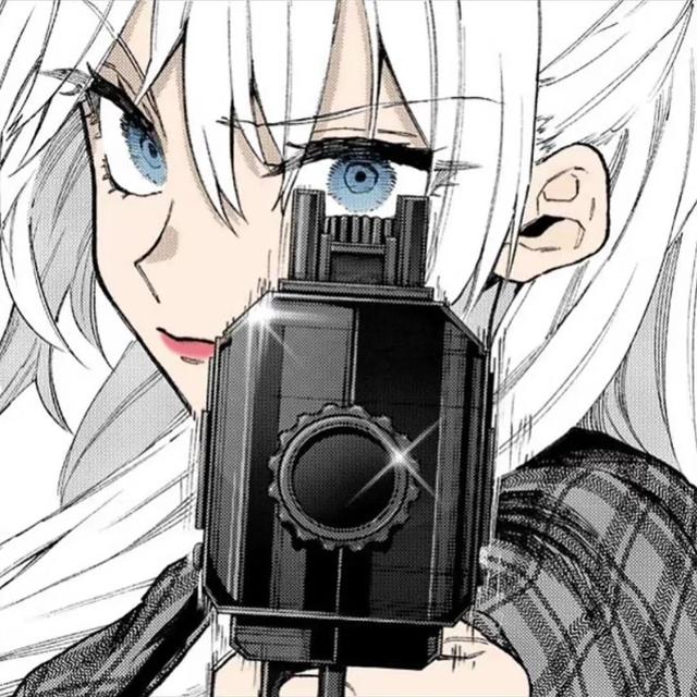 动漫黑白害羞流口水头像女，黑白动漫女头微信（哪朵玫瑰 没有荆棘）