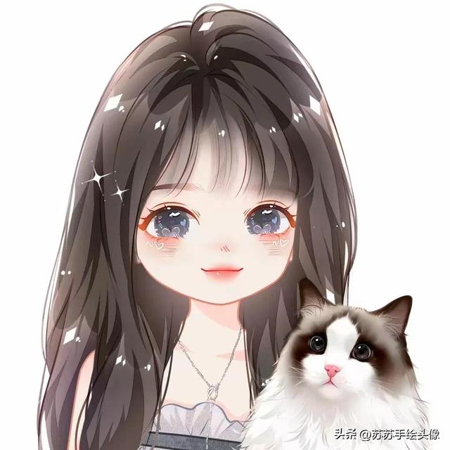 女生微信头像可爱卡通，适合女生的微信头像可爱萌卡通（可可爱爱的女生卡通头像）