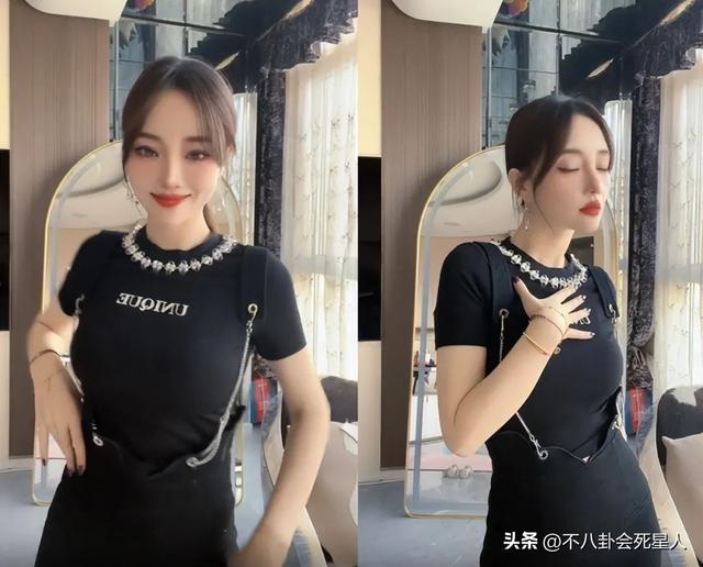 40岁李小璐穿露腰装现身寺庙，离婚3年身材越来越火辣