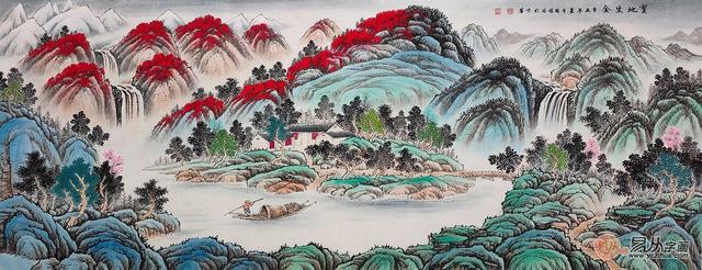 现代简约风格客厅挂画，现代简约风格客厅挂画图片（你需要一幅名家山水画）