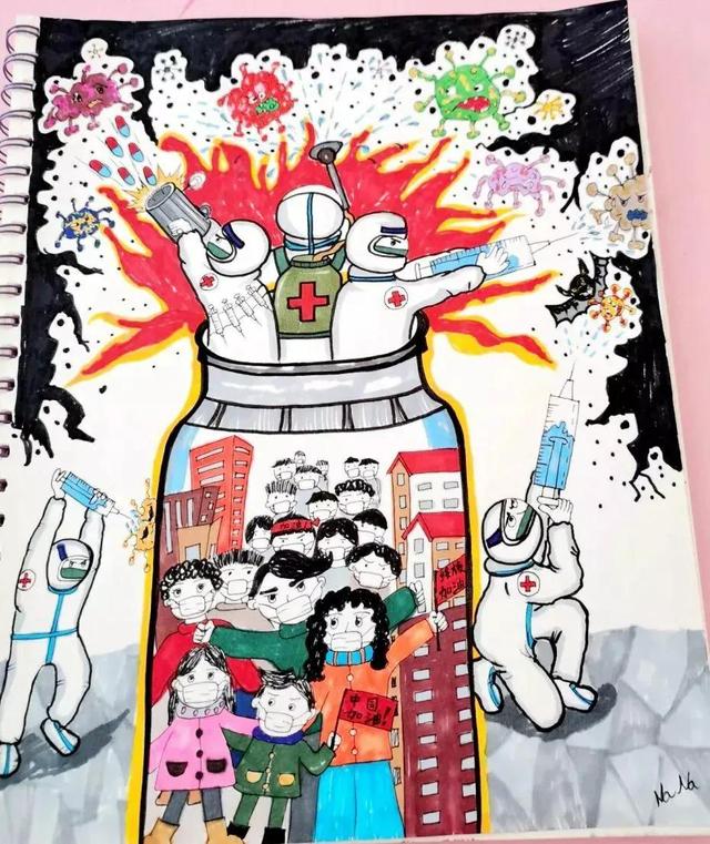 五一手抄报可以画什么，五一手抄报画什么颜色最新鲜（五一劳动节第一波创意手抄报+抗疫主题绘画）