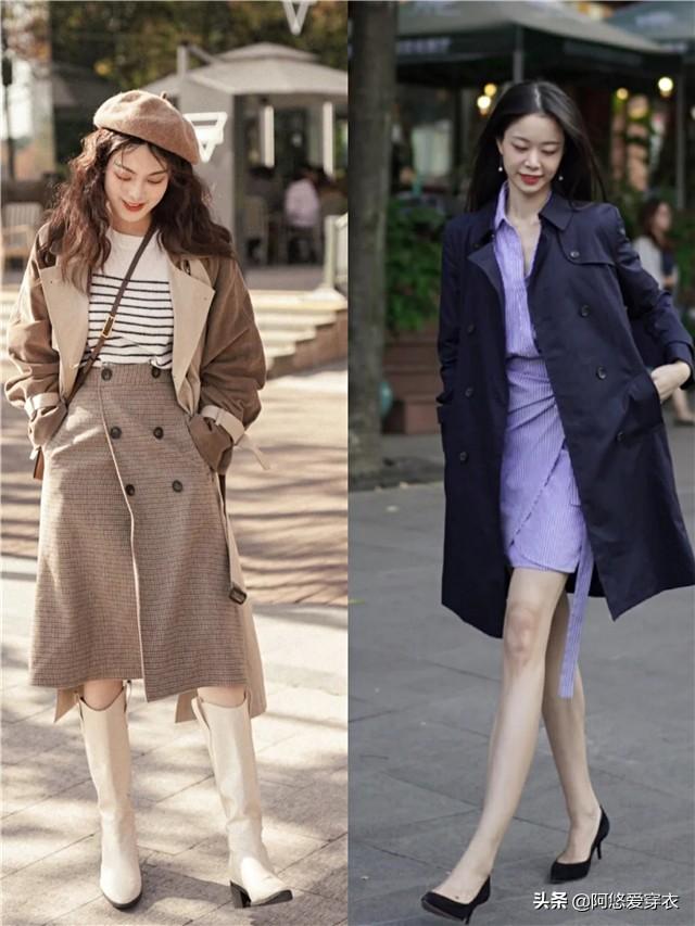 春季风衣的最佳搭配，这4种年轻又有女人味的搭配思路