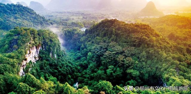 鹿寨县中渡古镇有哪些景点，鹿寨国家地质公园，天造的香桥