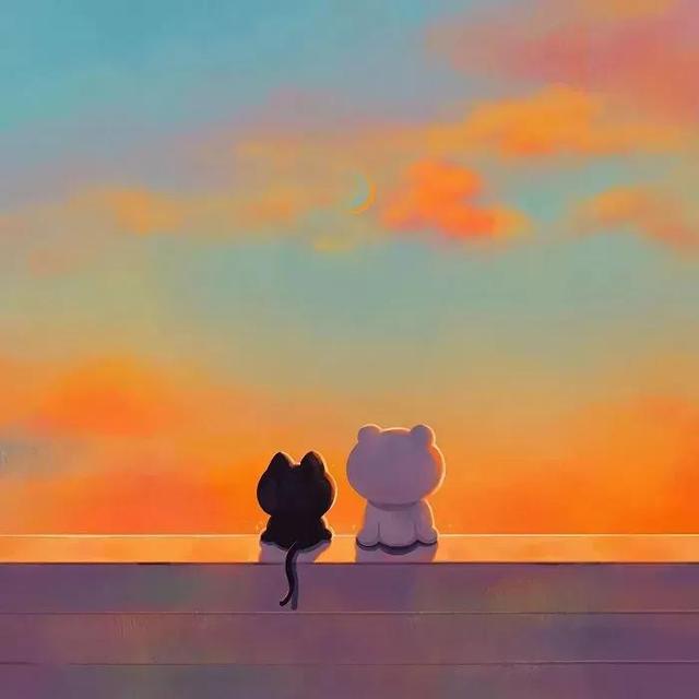 情头 情侣 双人 动漫 可爱，动漫情头/一对两张/可爱好看微信（情侣头像丨好看可爱动漫情头）