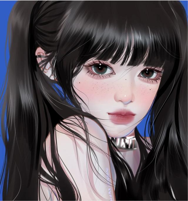 女生图片，女生图片动漫霸气（一组超仙超有气质的手绘女生头像）