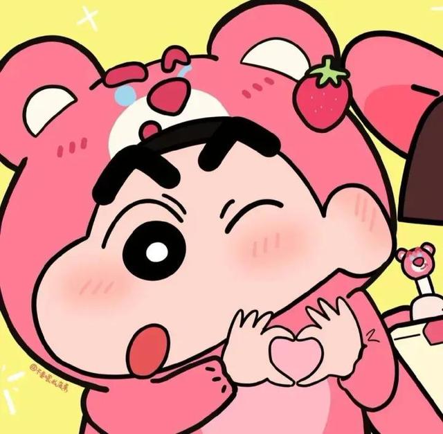 星火/可可爱爱的蜡笔小新情侣头像  你值得拥有  嘻嘻❛˓◞˂̵✧，蜡笔小新头像 可爱情侣微信（WeChat/蜡笔小新情侣头像）