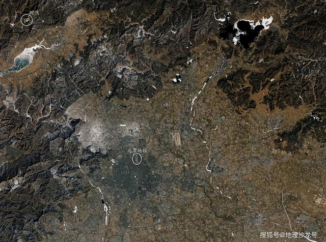 卫星航拍北京灵山，北京第一高峰，太壮观了#卫星地图