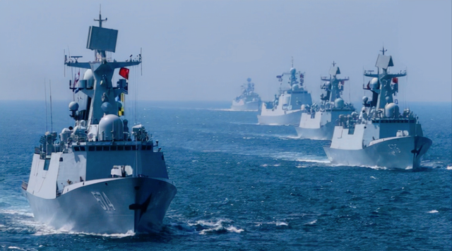 以及驻军湛江的南海舰队,组成了三大海军舰队,南海舰队编制16艘驱逐舰
