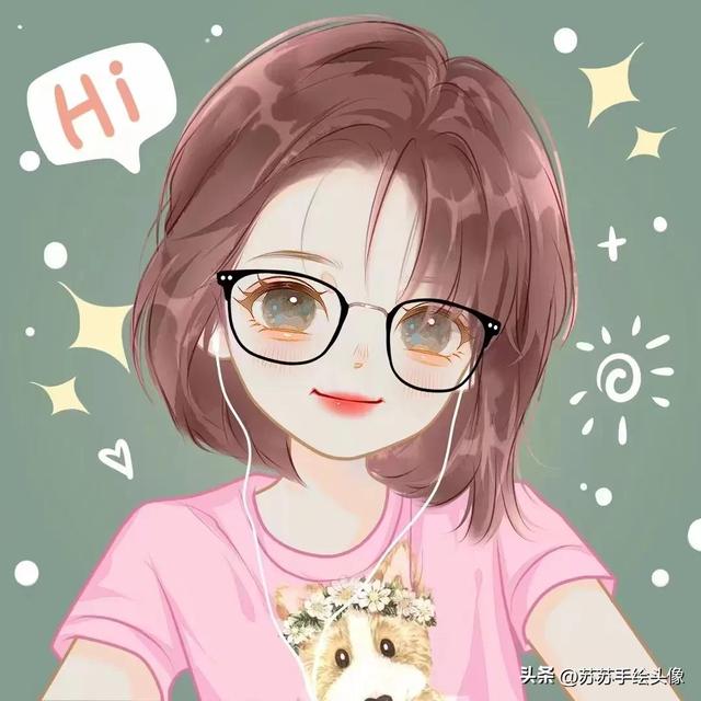 女生微信头像可爱卡通，适合女生的微信头像可爱萌卡通（可可爱爱的女生卡通头像）