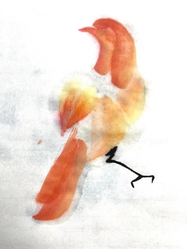 简单的鸟怎么画，如何画简易的小鸟（画家刘华：鸟的画法）