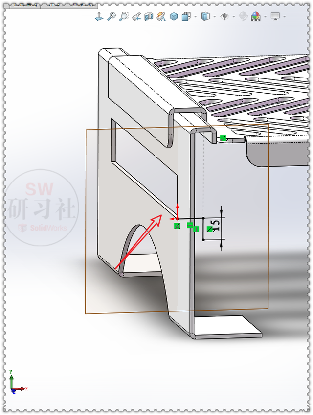 自制烧烤架子图片大全尺寸，烧烤架子制作尺寸图（用SolidWorks画一个简易的钣金烧烤架）