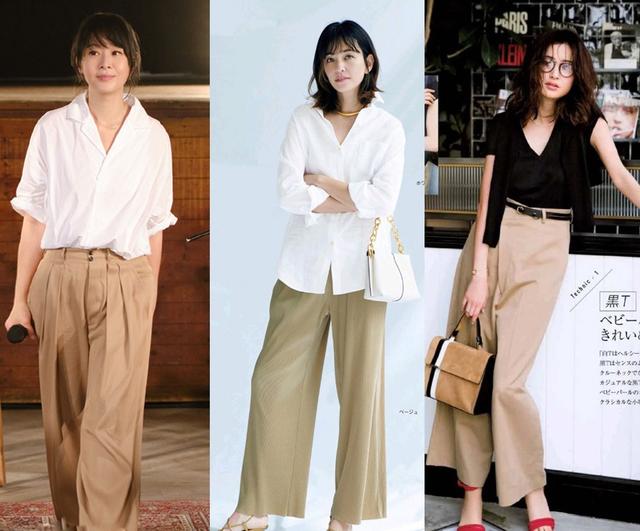 卡其色裤子配什么颜色上衣，卡其色裤子配什么颜色鞋子（用“卡其裤”打造优雅通勤风造型）