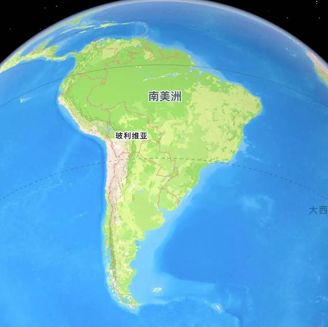 南美洲人口分布图片