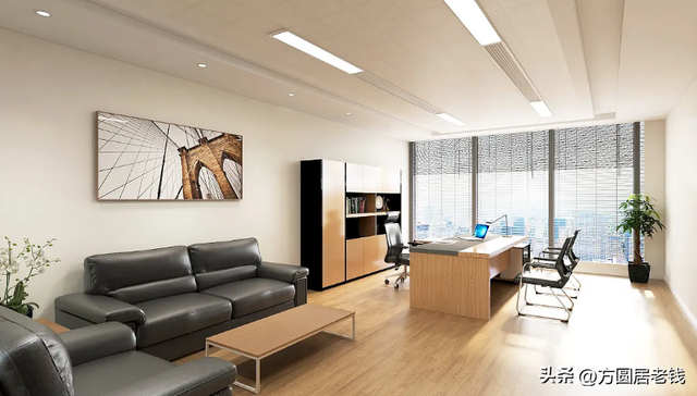 一人办公室办公桌的摆放，办公桌与门最佳位置图（领导办公室里的坐位）