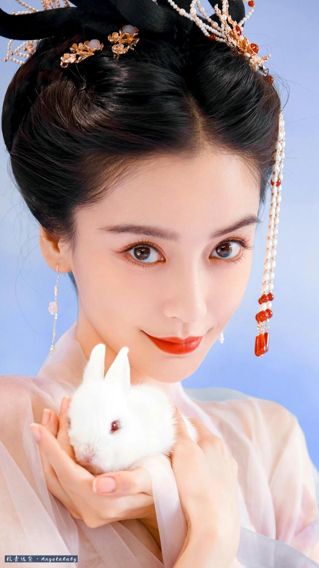 杨颖，微信头像，杨颖（angelababy中秋嫦娥玉兔大片）