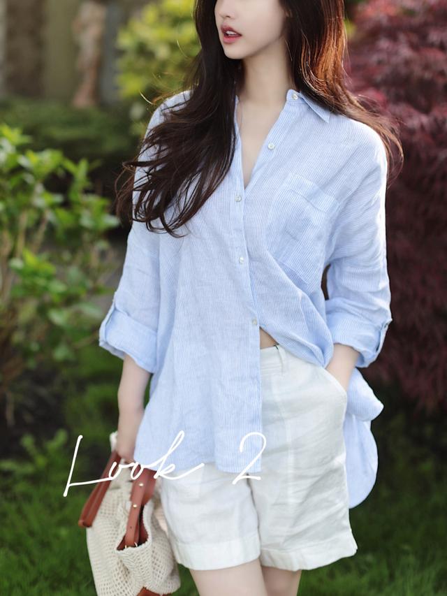 蓝色西装配什么颜色的衬衫，蓝色西装配什么颜色的衬衫男（蓝色衬衫搭配西装裤、短裤）