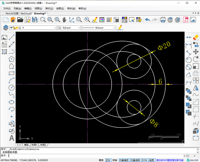 cad镜像快捷键，CAD中的镜像快捷键怎么使用（CAD相切、相切、半径的画圆方式与镜像命令的综合应用）