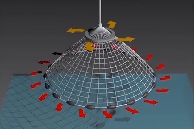 2,广东牛人发明新型手抛网,利用离心力原理,轻松捕捉多条鱼