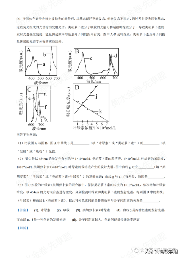 八省联考答案泄露，八省联考泄题（2021八省联考湖南9科试卷+解析答案）