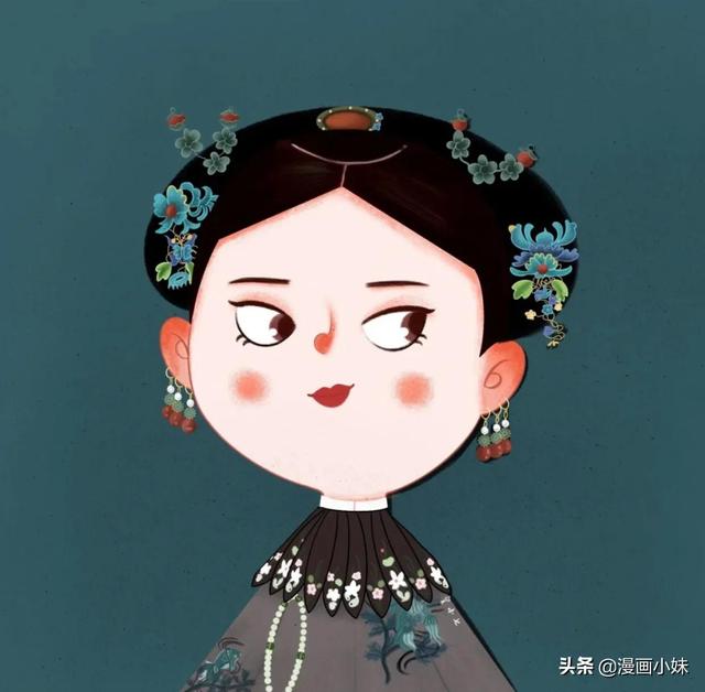好看可爱手绘头像，可爱又十分有趣的古风卡通头像