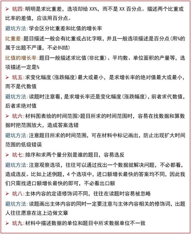 公考资料分析公式大全，行测资料分析速算公式及避坑方法