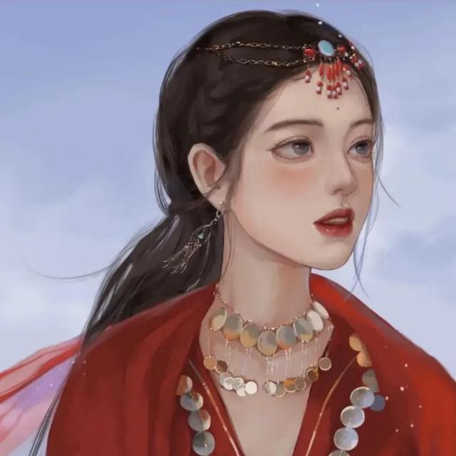 超适合跨年用的红色系头像微信，超适合跨年用的红色系头像（跨年红色系女生头像，白泽）