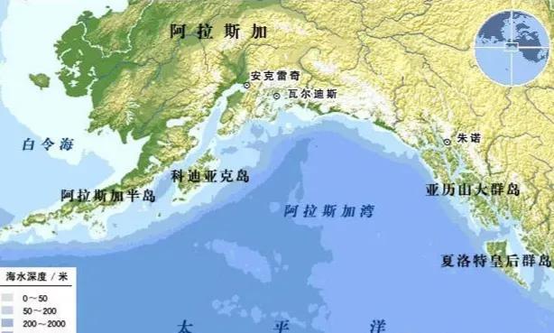 美国阿拉斯加州，美国的阿拉斯加州位于哪里（怎么却让美国人乘了凉）