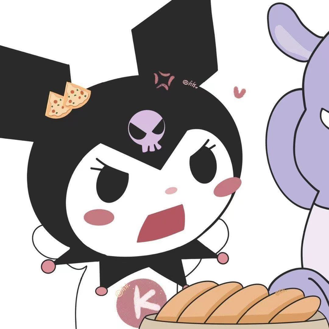 库洛米情侣头像，库洛米情头微信（库洛米巴库：三丽鸥情头）