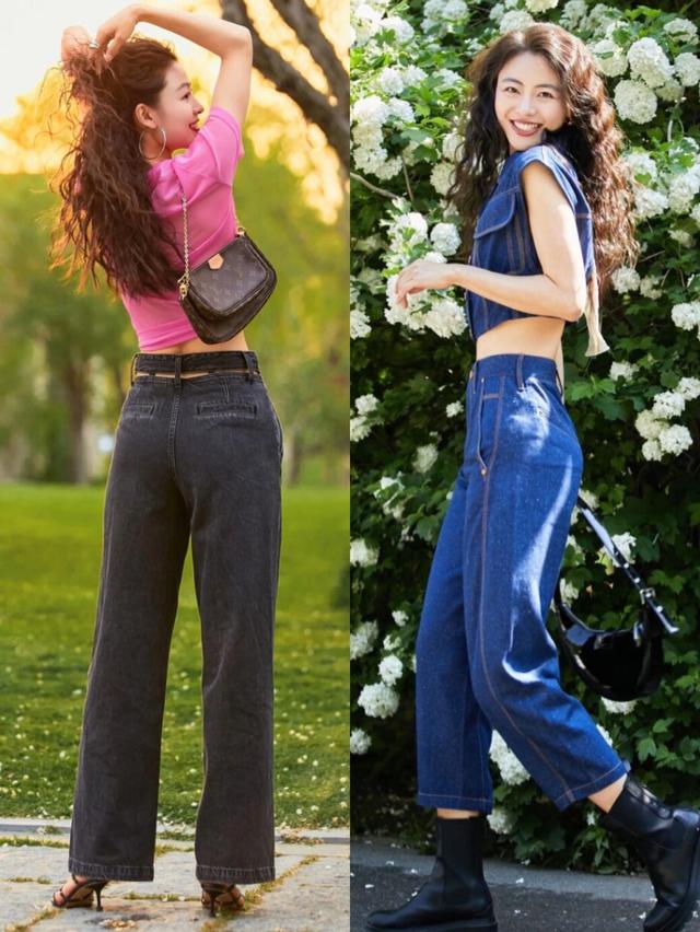 牛仔裤的款式，牛仔裤的款式有哪些（这5种搭配一套比一套洋气）