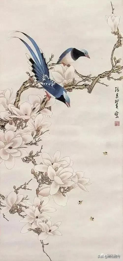 花鸟画作品欣赏，立体横幅小写意花鸟画100幅（精品花鸟画30幅，欣赏）